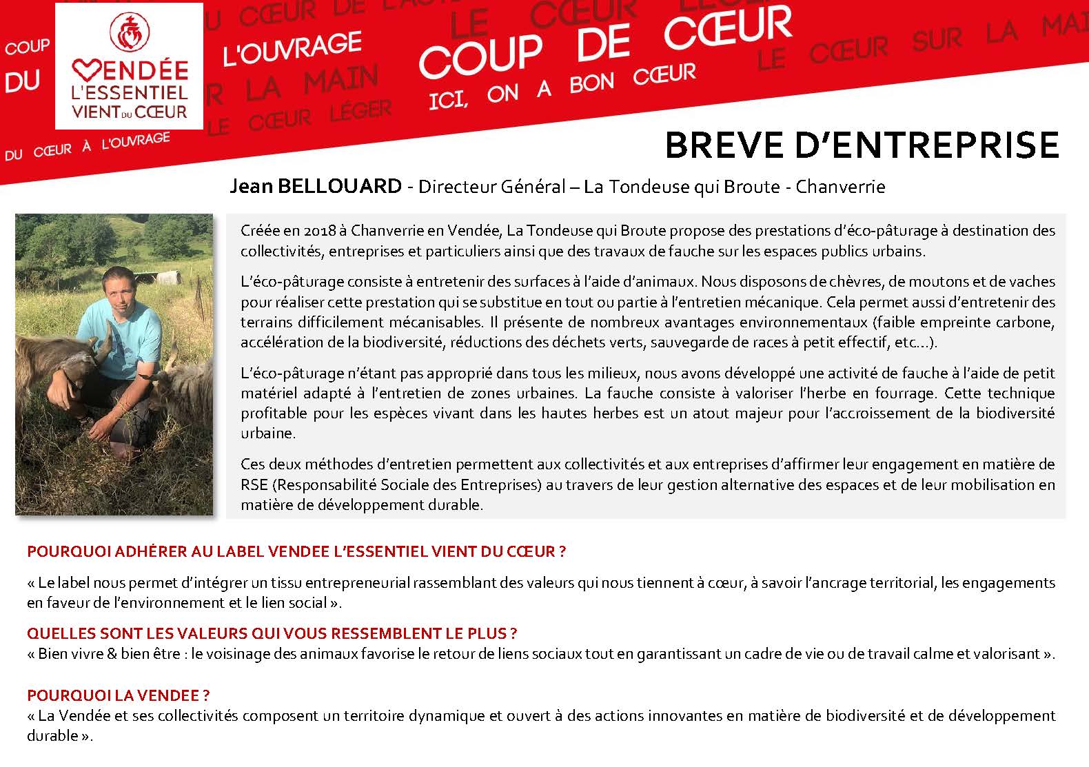 LA TONDEUSE QUI BROUTE Jean BELLOUARD Directeur Général L — free download